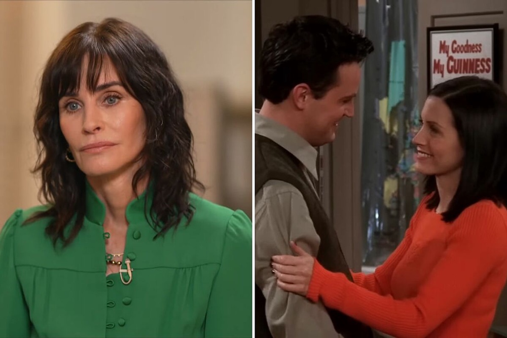 Matthew Perry Still “Visits” Courteney Cox “A Lot,” Actress Says