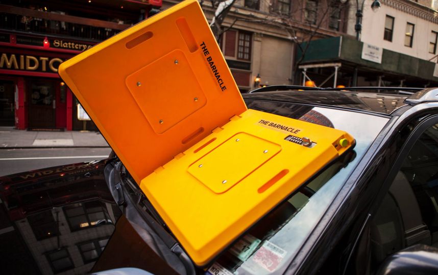 'The Barnacle' is a windshield cover that could replace the parking