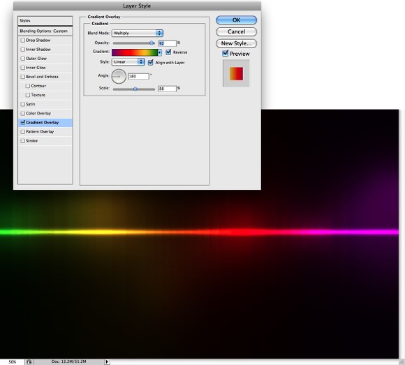 Colorful Light Effect in