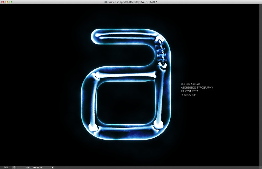 Easy XRay Typography in