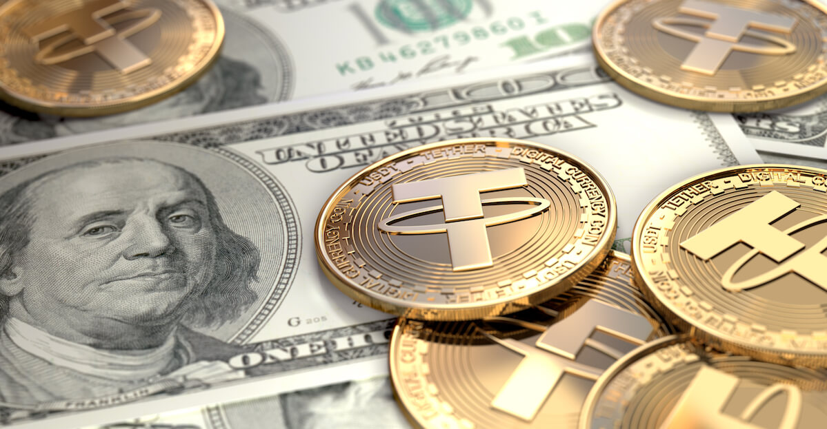 仮想通貨テザー（USDT）、平均送金額でビットコインを上回る