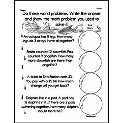 Second Grade Word Problems Worksheets | edHelper.com