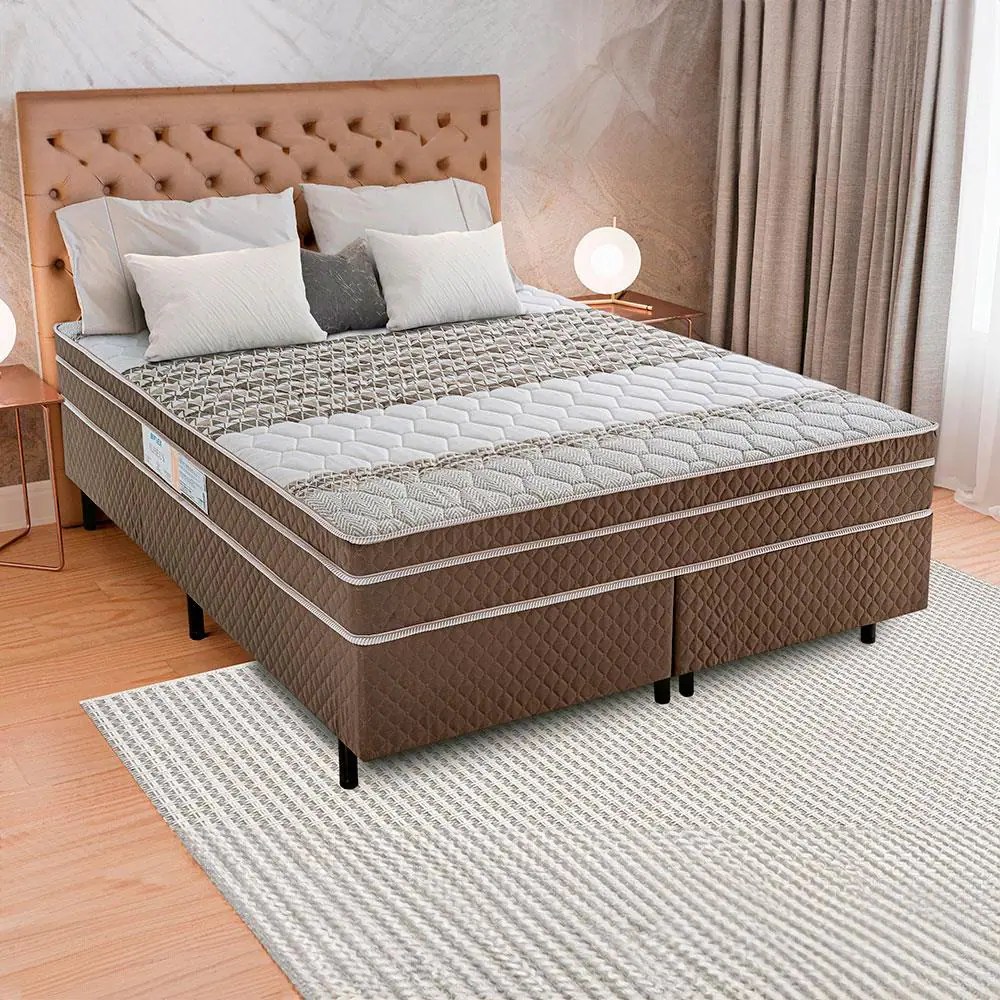 Cama box queen molas ensacadas euro Extra