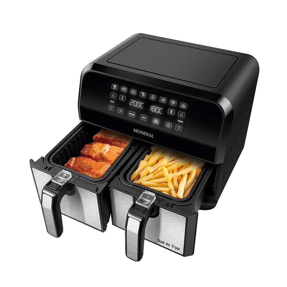 Fritadeira sem oleo air fryer mondial 8l Extra