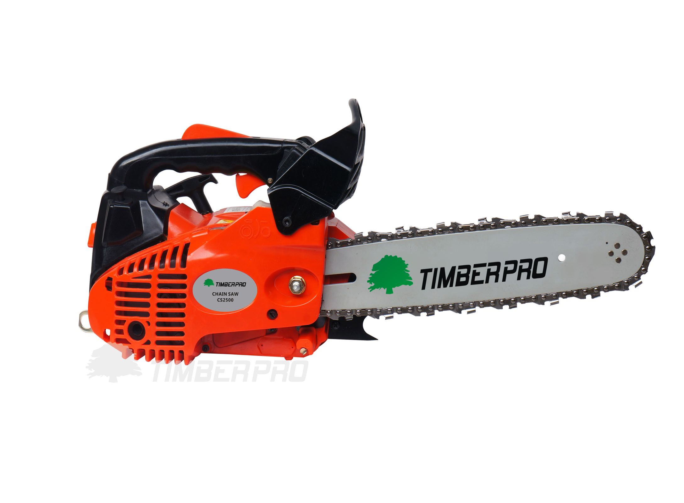 26cc 10" TIMBERPRO Petrol Top Handle Chainsaw. Topping Chain Saw with 2 Chains. eBay