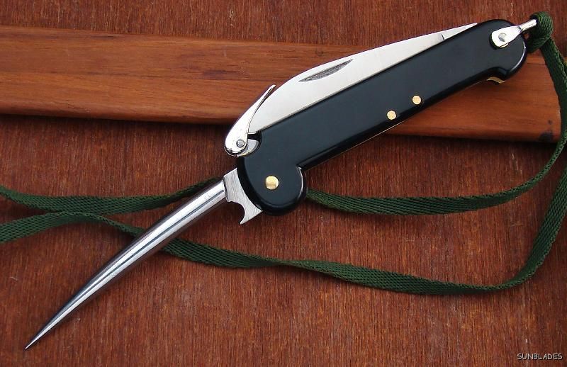 FOX GERMAN NAVY SAILING SAILOR'S RIGGING SPIKE KNIFE eBay