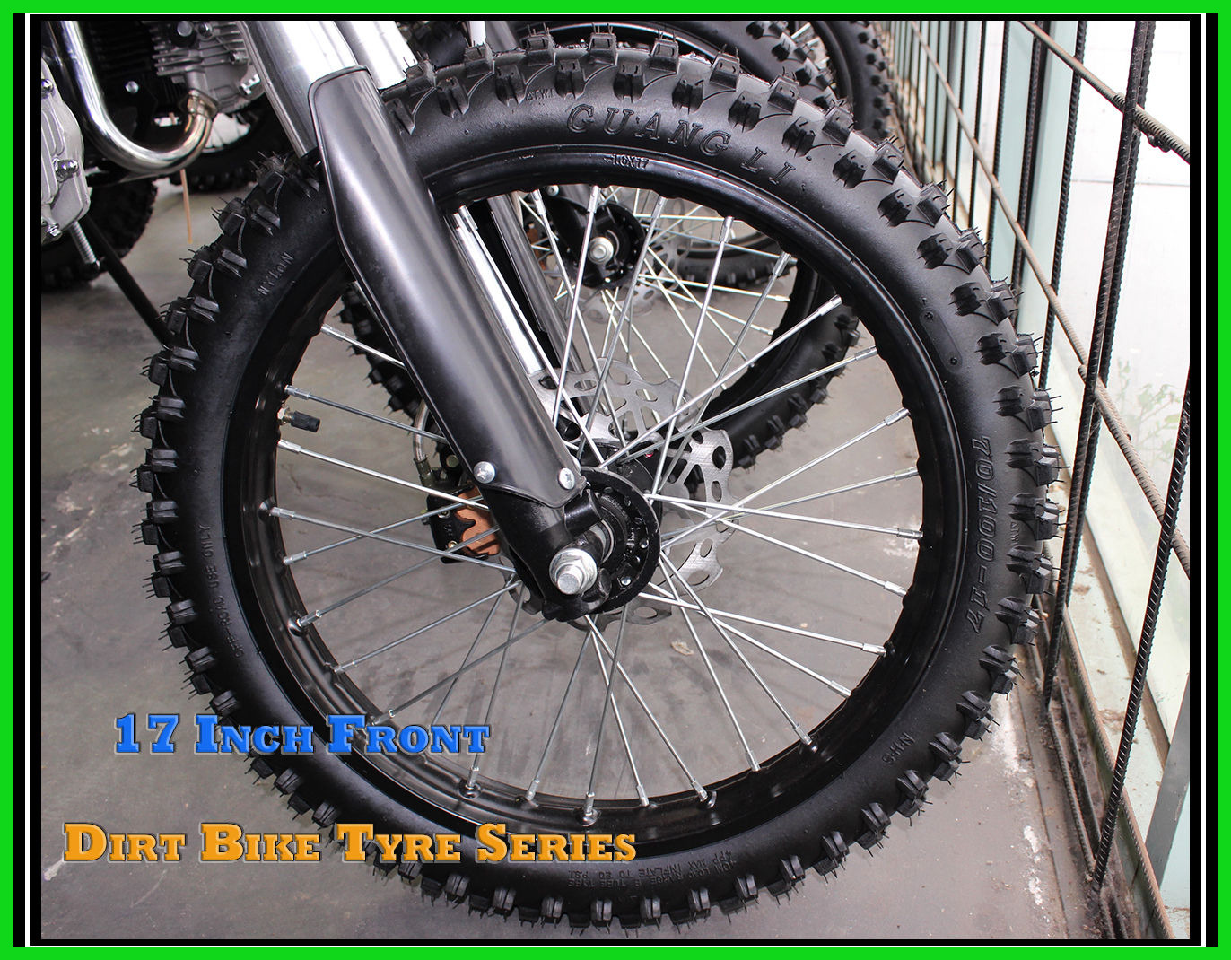 Front Tire 70/10017 17'' Tyre + Tube For Offroad PIT BIKE DIRT