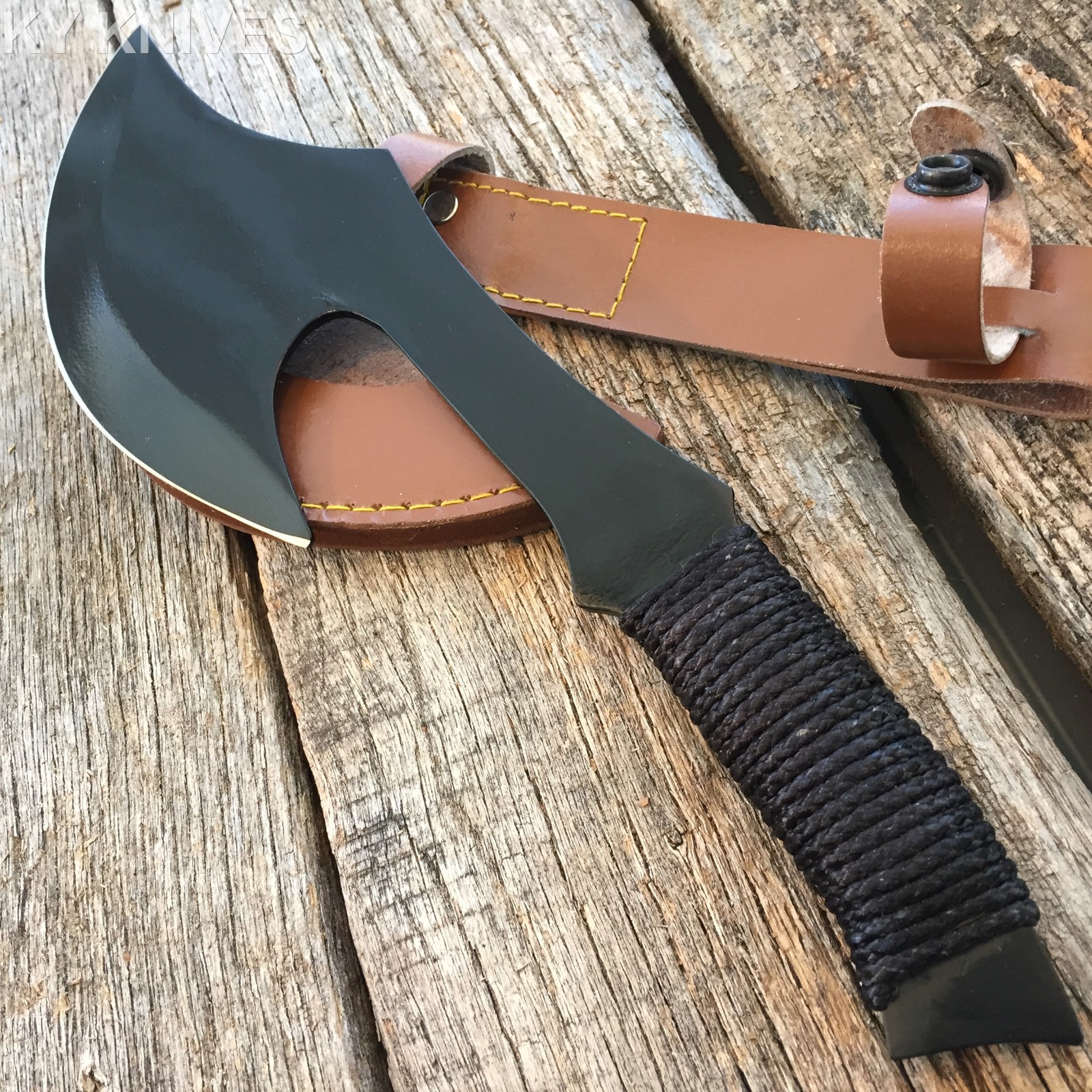 TOMAHAWK Survival Tactical Throwing Axe Hunting Knife Full Tang Hatchet