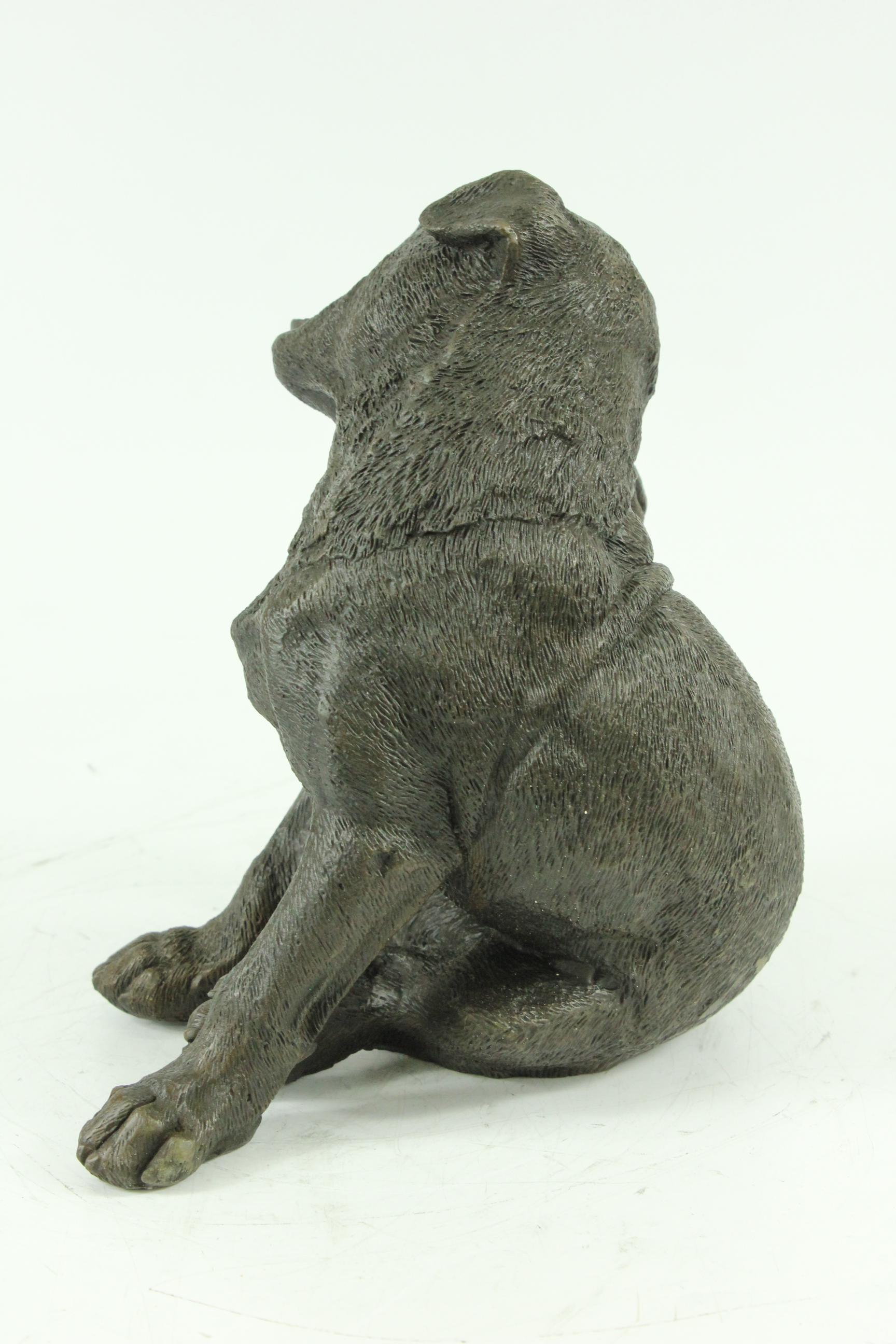 Bronze Sculpture Sale Young Labrador Puppy DOG HOT Cast Deco Statue BG