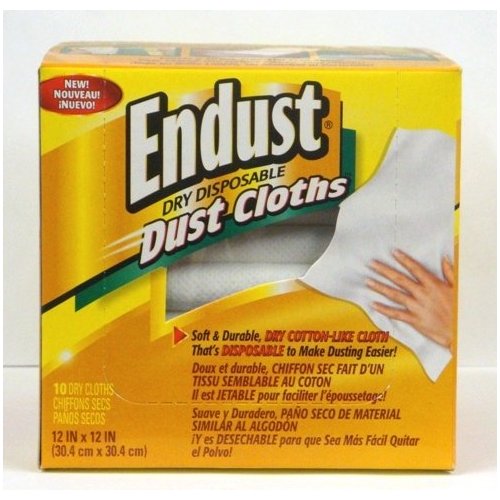 (12) ENDUST DRY DISPOSABLE DUST CLOTHS, 10 CT TOTAL 120 WIPES eBay