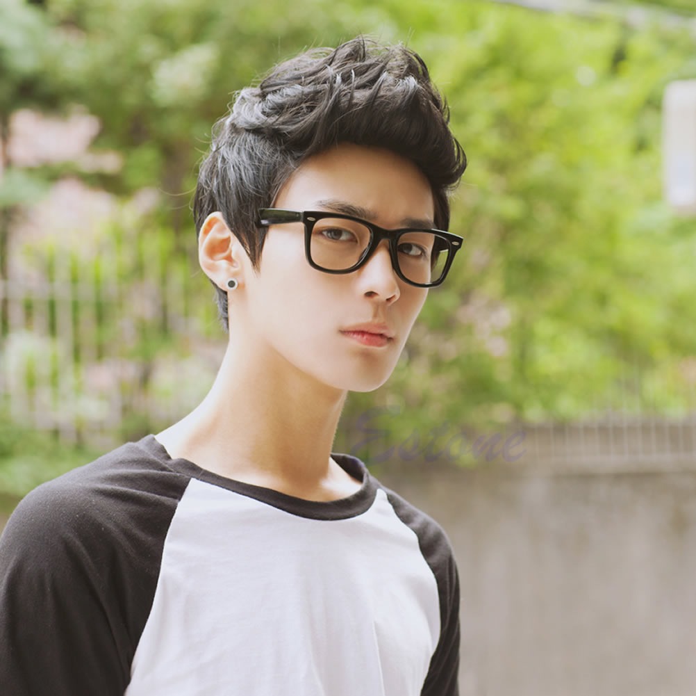 Vogue Men Wig Handsome Sexy Korean Boys Short Hair Cosplay Male Full