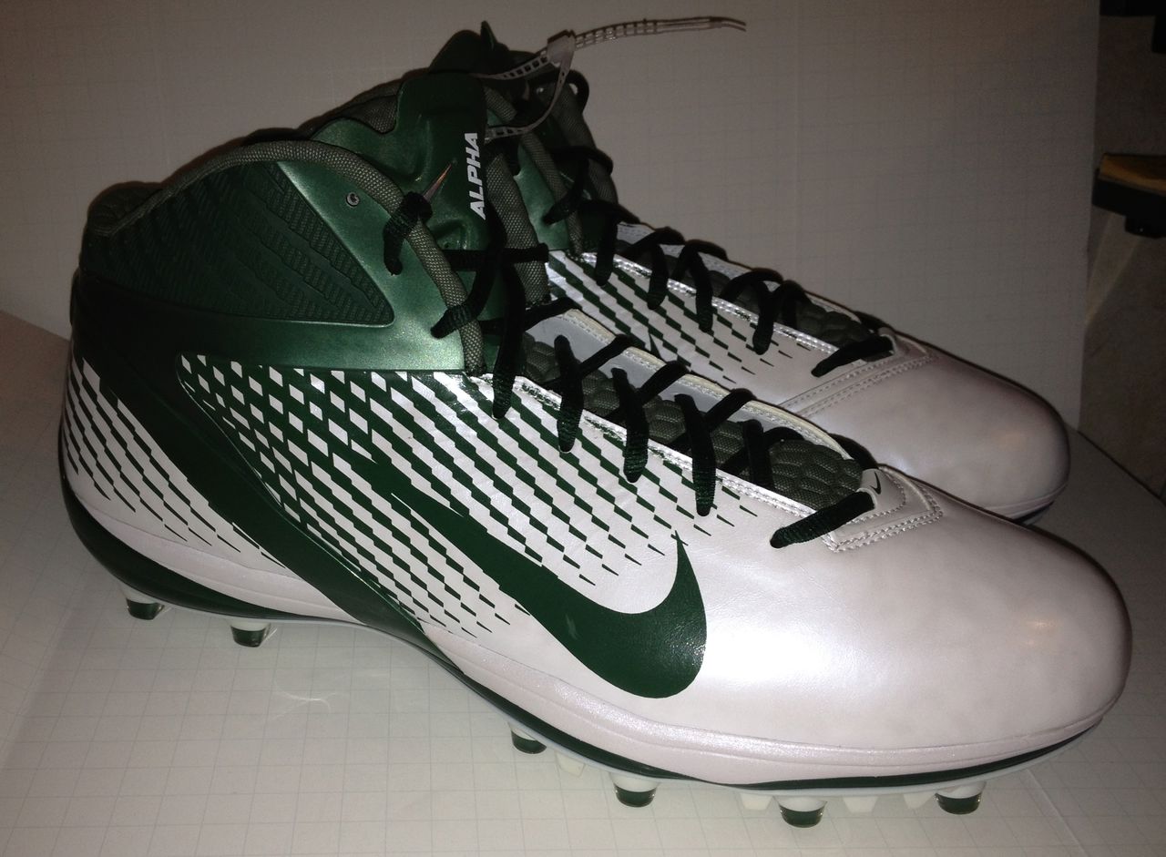 NEW Mens Sz 16 NIKE Air Zoom Alpha Talon White Dark Green Molded