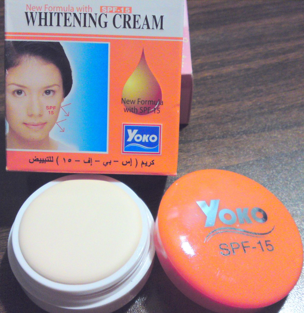 1 Yoko Whitening Cream Face Skin Whitening Lightening Cream w/ UV