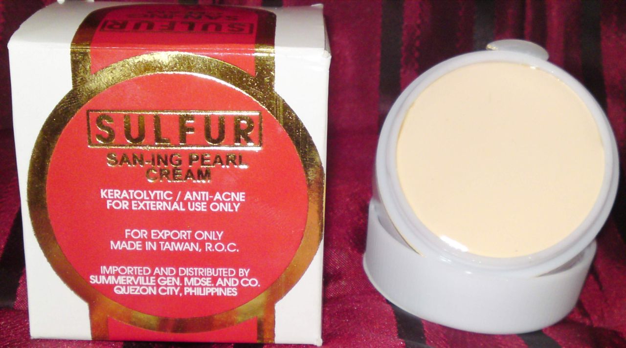 1 SULFUR SANING PEARL CREAM ANTI ACNE REMOVE PIMPLES & BLEMISHES eBay