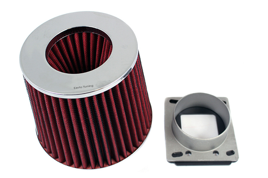 9097 Mazda Miata MX5 1.6 1.8 AIR INTAKE MAF Adapter + RED FILTER eBay