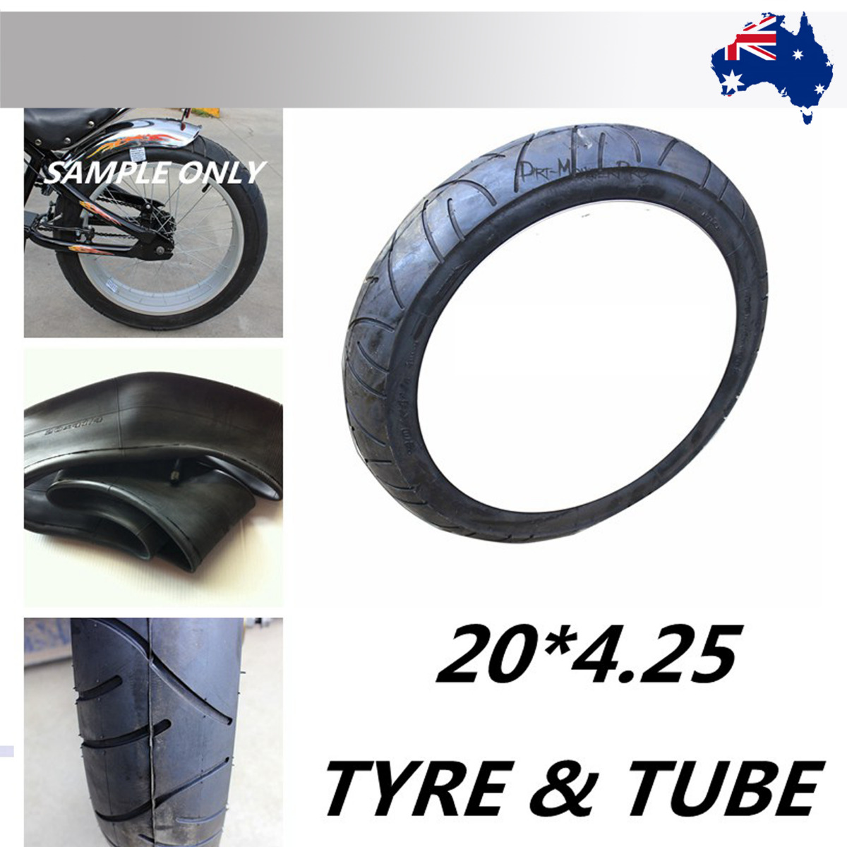 20 Inch 20 X 4.25 Fat Tyre Tire Tube Stingray Chopper Drift Trike