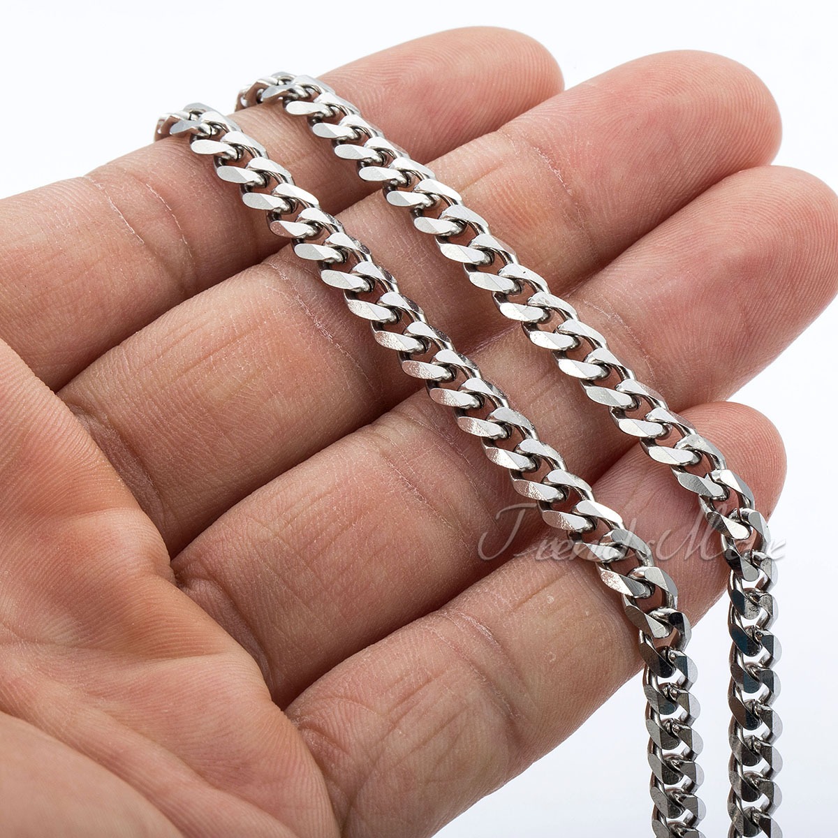18-36" MENS Stainless Steel Silver Chain Necklace 3/5/7/9 ... (1200 x 1200 Pixel)