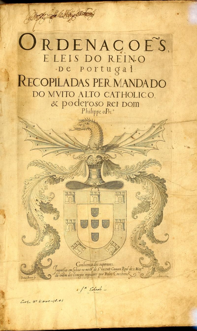 Ordenações Afonsinas, Manuelinas, Filipinas. As Ordenações Portuguesas