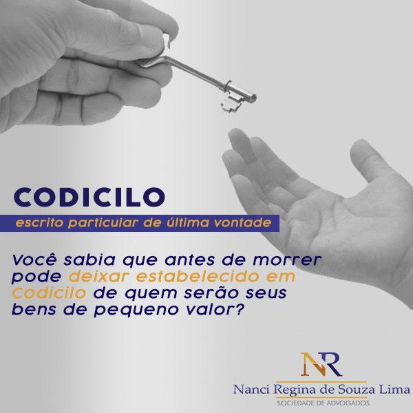 Codicilo Escrito particular de última vontade