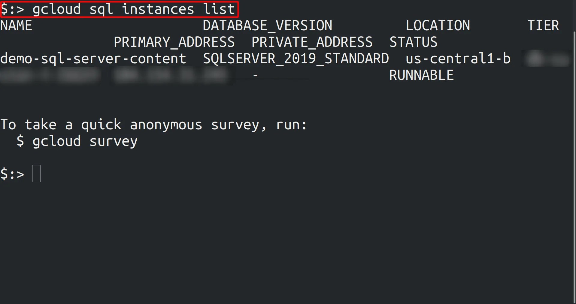 How to disable the Database flag cross db ownership chaining for Cloud