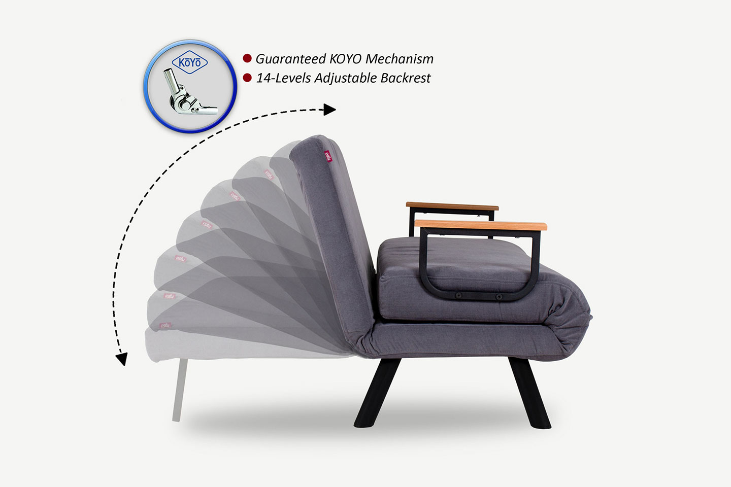 Utfällbar Bäddsoffa Sando utfällbar bäddfåtölj 175 x 60 cm Let’s deal