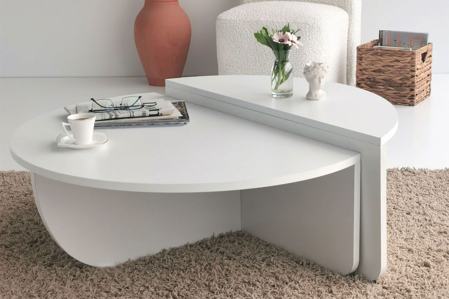 Tvådelat Soffbord Soffbord Podium i tvådelad design Let’s deal