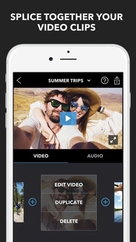 1- تطبيق Splice – Video Editor Maker