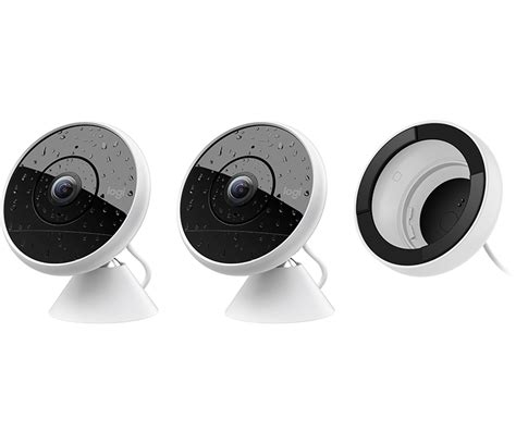 2- كاميرا الأمن Logitech Circle 2 Combo Pack
