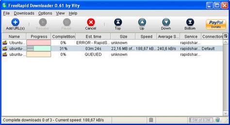 8- تنزيل FreeRapid Downloader