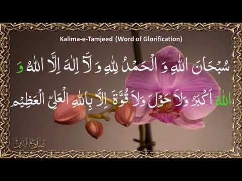 سبحان الله والحمد لله ولا اله الا الله والله اكبر ولا حول ولا قوه الا بالله العلي العظيم 1000 مره