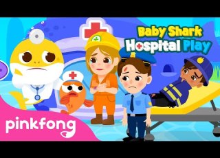  OUCH The Police Officer Is Hurt Baby Shark S Hospital Play Kids Cartoon Pinkfong