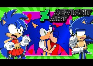  Sonic And Sonica VS DeviantArt KISSING FEMALE SONIC FT Tails