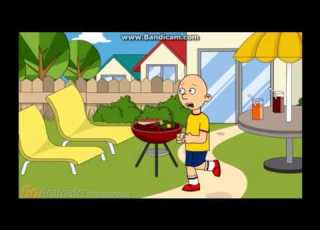 GoAnimate Caillou Breaks Out Of Jail Grounded