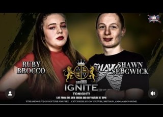 Shawn Sedgwick Vs Ruby Brocco FULL MATCH UKW Genesis Ignite 05 01 26