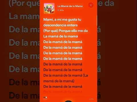 La Mama De La Mamá Letra