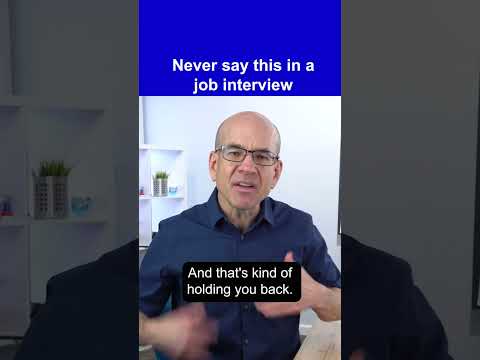 Never Say Or Do This In A Job Interview Jobinterviewtips Jobinterviewquestions