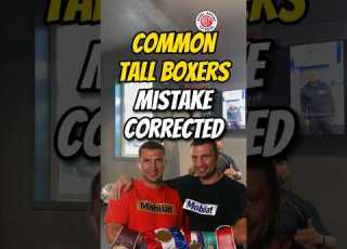 Common Tall Boxers Mistake Corrected Boxing Boxingtutorial Boxingtips Boxingtechnique Foryou