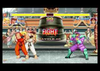 ULTRA STREET FIGHTER II DRAMATIC BUDDY BATTLE KEN RYU COMBO FINISH