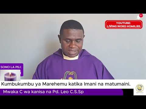 Masomo Ya Misa Kumbukumbu Ya Marehemu Wote 2 Novemba 2025
