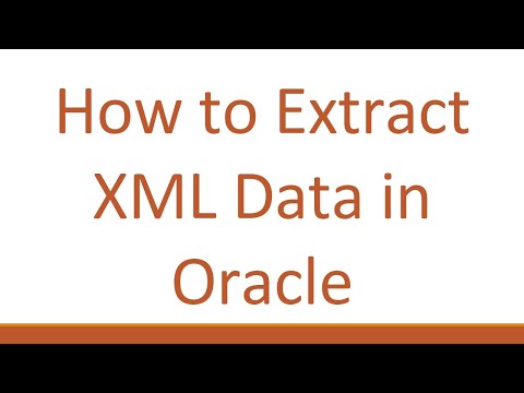How To Extract XML Data In Oracle