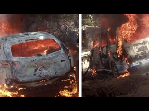 BALAA IMANI POTOFU WANANCHI WACHOMA MAGARI KWA HASIRI SAFARI YA MSIBANI