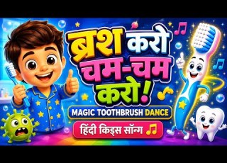  Brush Karo Cham Cham Karo Magic Toothbrush Dance Hindi Kids Songs Nursery Rhymes