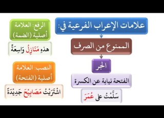  8 الإعراب علامات الإعراب الفرعية الممنوع من الصرف