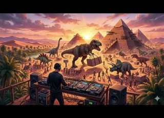 Circus Of The Lost Ages DJ Beats Dinosaurs Pyramid Adventures