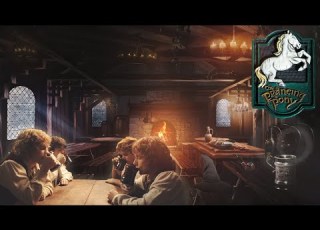 Prancing Pony Inn ASMR Lord Of The Rings Ambience Village Of Bree Rain Thunderstorm 2 Rooms