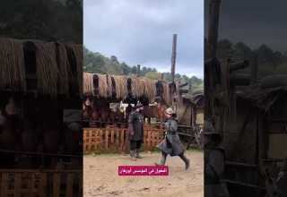 كواليس تصوير المؤسس اورهان المغول شكل المسلسل نار المؤسس اورهان Orhan Kurulusorhan