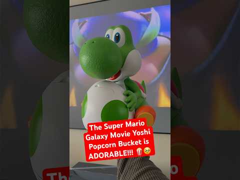 The Super Mario Galaxy Movie Yoshi Popcorn Bucket Is ADORABLE HUGE