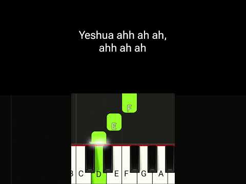 Yeshua Easy Piano Tutorial Pianotutorialeasy Shorts