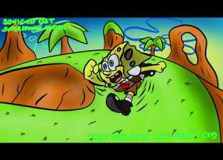 Sonic CD Palmtree Panic Zone Present JP SpongeBob SuperSponge Remix