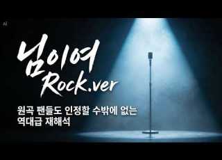 이게 AI라고 가슴 다 찢어놓는 미친 호소력 떠난 님을 향한 절규 정의송 님이여 락발라드 재해석